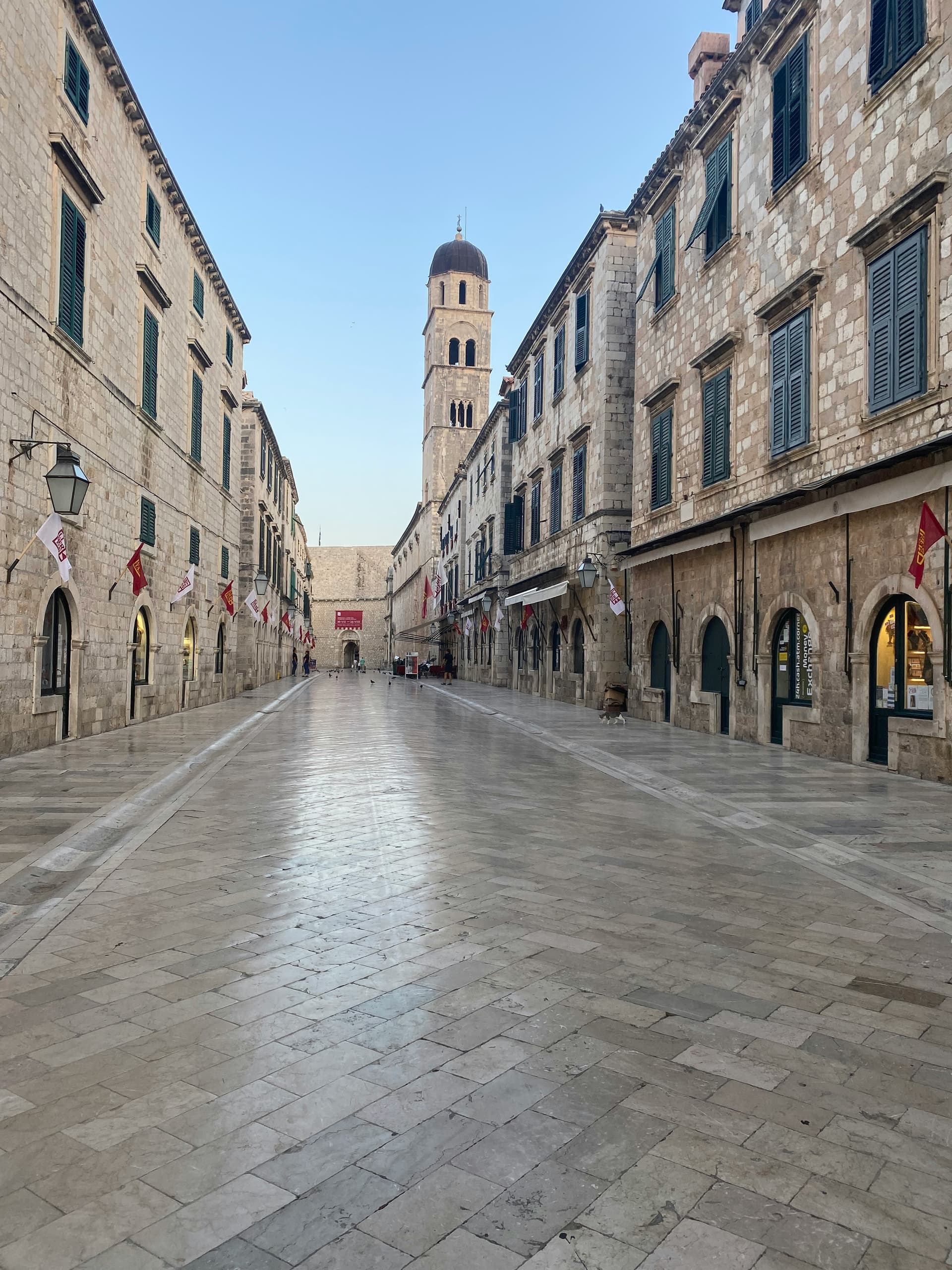 Dubrovnik old town coastline