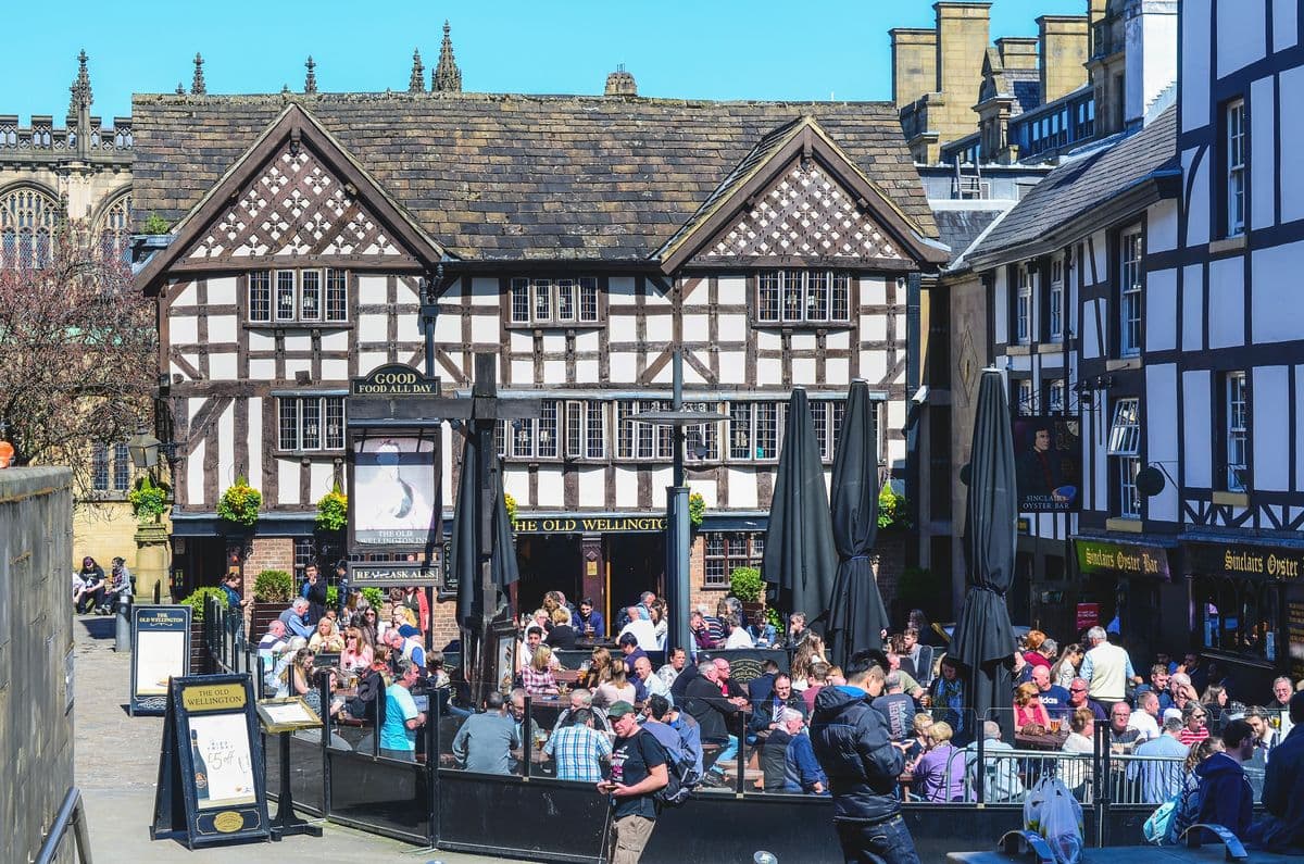 Manchester skyline and canals